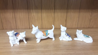 Lot 157 - Selection of Crested China Dogs, various manufacturers to include Carlton, Willow Art and Arcadian