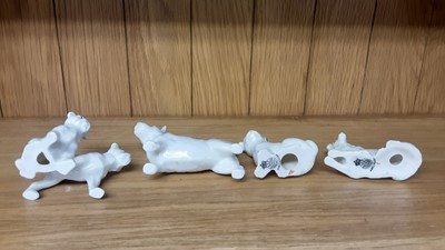 Lot 157 - Selection of Crested China Dogs, various manufacturers to include Carlton, Willow Art and Arcadian