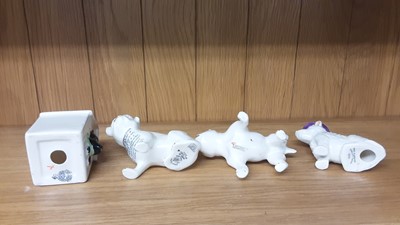Lot 157 - Selection of Crested China Dogs, various manufacturers to include Carlton, Willow Art and Arcadian