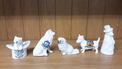 Lot 157 - Selection of Crested China Dogs, various manufacturers to include Carlton, Willow Art and Arcadian
