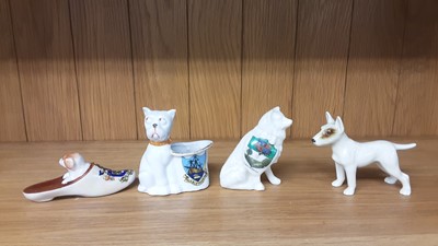 Lot 157 - Selection of Crested China Dogs, various manufacturers to include Carlton, Willow Art and Arcadian