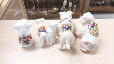 Lot 157 - Selection of Crested China Dogs, various manufacturers to include Carlton, Willow Art and Arcadian