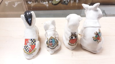 Lot 157 - Selection of Crested China Dogs, various manufacturers to include Carlton, Willow Art and Arcadian