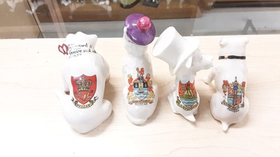 Lot 157 - Selection of Crested China Dogs, various manufacturers to include Carlton, Willow Art and Arcadian