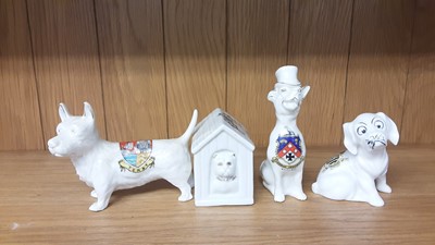 Lot 157 - Selection of Crested China Dogs, various manufacturers to include Carlton, Willow Art and Arcadian