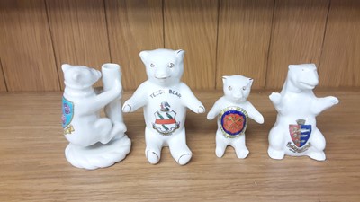 Lot 159 - Selection of Crested China model animals including Tigers, Deer, Hippo, Bears etc, various manufacturers to include Savoy, Carlton and Swan
