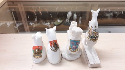 Lot 159 - Selection of Crested China model animals including Tigers, Deer, Hippo, Bears etc, various manufacturers to include Savoy, Carlton and Swan