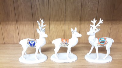 Lot 159 - Selection of Crested China model animals including Tigers, Deer, Hippo, Bears etc, various manufacturers to include Savoy, Carlton and Swan