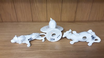 Lot 159 - Selection of Crested China model animals including Tigers, Deer, Hippo, Bears etc, various manufacturers to include Savoy, Carlton and Swan