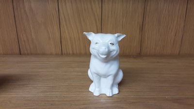 Lot 160 - Selection of Crested China models including Pigs, Boar and Rabbits, various manufacturers to include Arcadian, Carlton and Tuscan