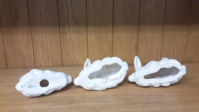 Lot 160 - Selection of Crested China models including Pigs, Boar and Rabbits, various manufacturers to include Arcadian, Carlton and Tuscan