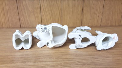 Lot 160 - Selection of Crested China models including Pigs, Boar and Rabbits, various manufacturers to include Arcadian, Carlton and Tuscan