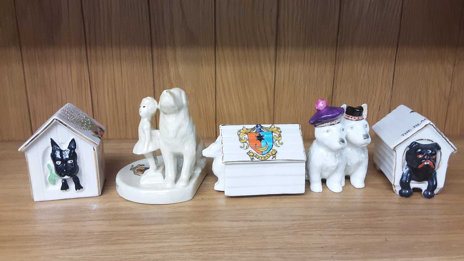 Lot 163 - Selection of Crested China Dogs, various manufacturers to include Swan, Willow Art and Arcadian