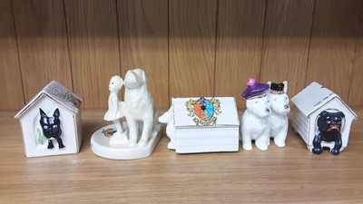 Lot 163 - Selection of Crested China Dogs, various manufacturers to include Swan, Willow Art and Arcadian