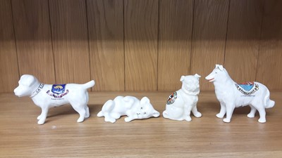 Lot 163 - Selection of Crested China Dogs, various manufacturers to include Swan, Willow Art and Arcadian