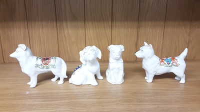 Lot 163 - Selection of Crested China Dogs, various manufacturers to include Swan, Willow Art and Arcadian
