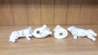 Lot 163 - Selection of Crested China Dogs, various manufacturers to include Swan, Willow Art and Arcadian