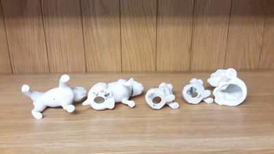 Lot 163 - Selection of Crested China Dogs, various manufacturers to include Swan, Willow Art and Arcadian