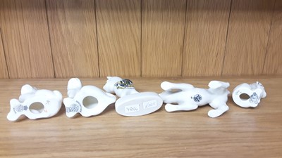 Lot 163 - Selection of Crested China Dogs, various manufacturers to include Swan, Willow Art and Arcadian
