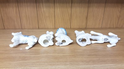 Lot 163 - Selection of Crested China Dogs, various manufacturers to include Swan, Willow Art and Arcadian