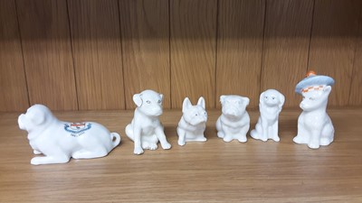 Lot 163 - Selection of Crested China Dogs, various manufacturers to include Swan, Willow Art and Arcadian