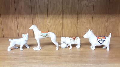 Lot 163 - Selection of Crested China Dogs, various manufacturers to include Swan, Willow Art and Arcadian