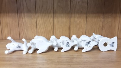 Lot 163 - Selection of Crested China Dogs, various manufacturers to include Swan, Willow Art and Arcadian