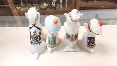 Lot 163 - Selection of Crested China Dogs, various manufacturers to include Swan, Willow Art and Arcadian