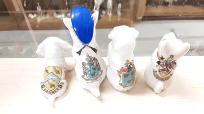 Lot 163 - Selection of Crested China Dogs, various manufacturers to include Swan, Willow Art and Arcadian