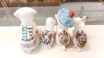 Lot 163 - Selection of Crested China Dogs, various manufacturers to include Swan, Willow Art and Arcadian