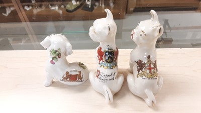 Lot 163 - Selection of Crested China Dogs, various manufacturers to include Swan, Willow Art and Arcadian