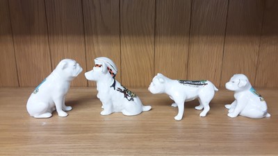 Lot 163 - Selection of Crested China Dogs, various manufacturers to include Swan, Willow Art and Arcadian
