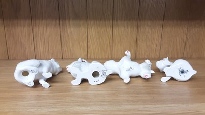 Lot 163 - Selection of Crested China Dogs, various manufacturers to include Swan, Willow Art and Arcadian