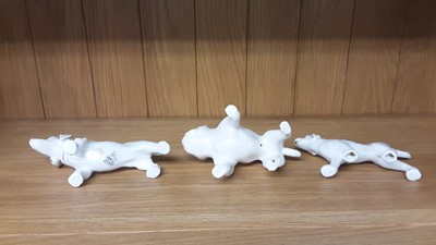 Lot 163 - Selection of Crested China Dogs, various manufacturers to include Swan, Willow Art and Arcadian