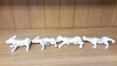 Lot 165 - Selection of Crested China Horses and Ponies, various manufacturers ito include Willow Art, Savoy and Carlton