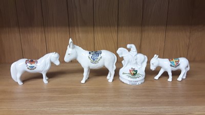 Lot 165 - Selection of Crested China Horses and Ponies, various manufacturers ito include Willow Art, Savoy and Carlton