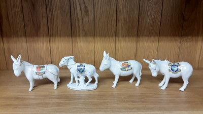 Lot 165 - Selection of Crested China Horses and Ponies, various manufacturers ito include Willow Art, Savoy and Carlton