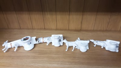 Lot 166 - Selection of Crested China Horse and riders, various manufacturers to include Carlton, Arcadian and Wilton