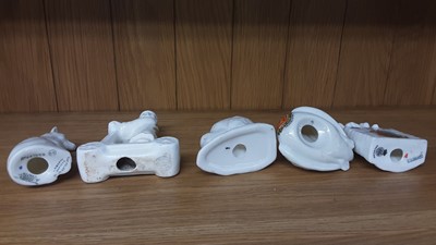 Lot 167 - Selection of Crested China models including Policeman, Boy Scout, Lighthouse etc, various manufacturers to include Carlton, Willow Art and Shelley