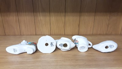 Lot 167 - Selection of Crested China models including Policeman, Boy Scout, Lighthouse etc, various manufacturers to include Carlton, Willow Art and Shelley