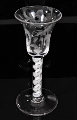 Lot 62 - Georgian wine glass