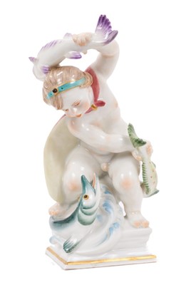 Lot 54 - Meissen figure