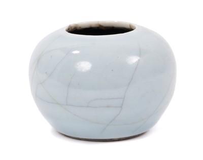 Lot 82 - Chinese duck egg blue brushwasher
