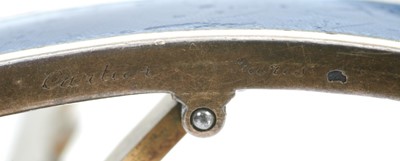 Lot 430 - Cartier enamelled buckle