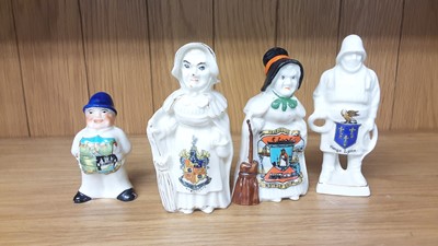 Lot 170 - Selection of Crested China models including figures and animals, various manufacturers to include Arcadian, Rowena and Willow Art