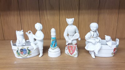 Lot 170 - Selection of Crested China models including figures and animals, various manufacturers to include Arcadian, Rowena and Willow Art