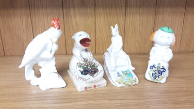 Lot 170 - Selection of Crested China models including figures and animals, various manufacturers to include Arcadian, Rowena and Willow Art