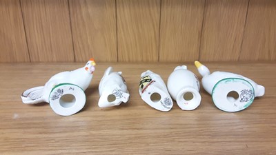 Lot 170 - Selection of Crested China models including figures and animals, various manufacturers to include Arcadian, Rowena and Willow Art