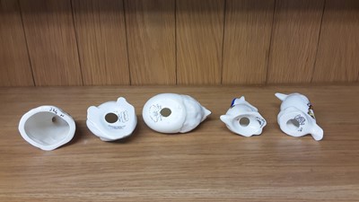 Lot 170 - Selection of Crested China models including figures and animals, various manufacturers to include Arcadian, Rowena and Willow Art