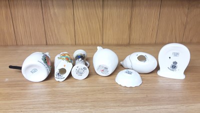 Lot 170 - Selection of Crested China models including figures and animals, various manufacturers to include Arcadian, Rowena and Willow Art
